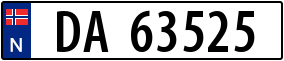 Truck License Plate